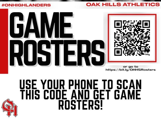 QR Code Game Rosters